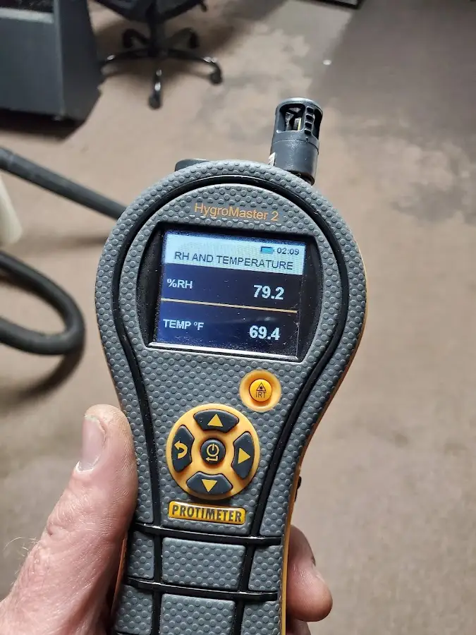 Moisture meter humidity assessment for Fire & Smoke Damage Restoration in Upper Grand Lagoon